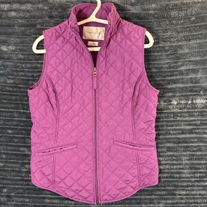 Van Heisenberg Quilted Best Plum Size Small Preowned, Excellent‎ Condition